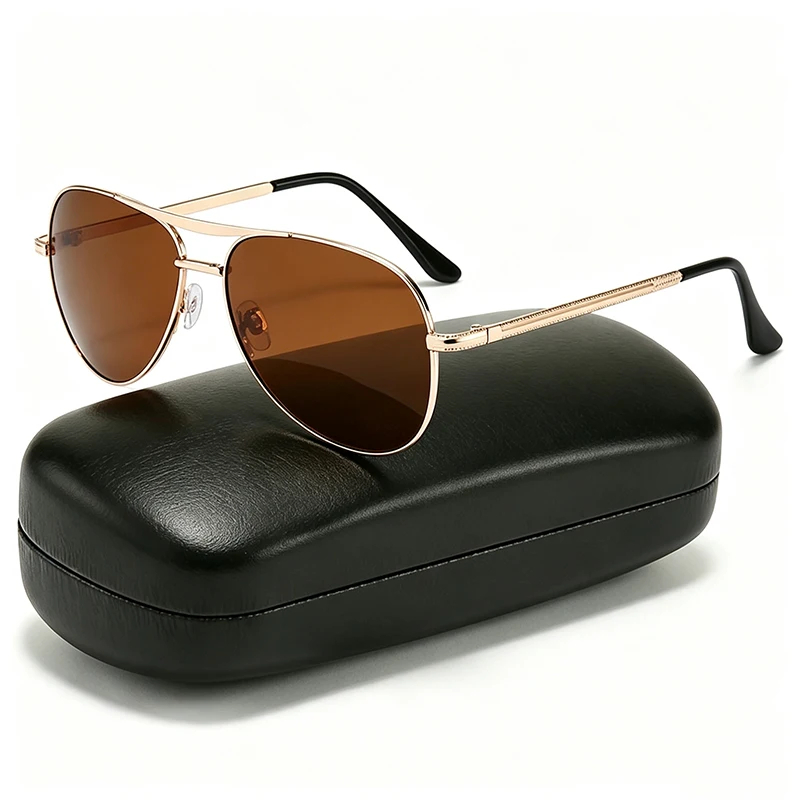 Designer Sunglasses - Double Beam Polarized Sunglasses For Men