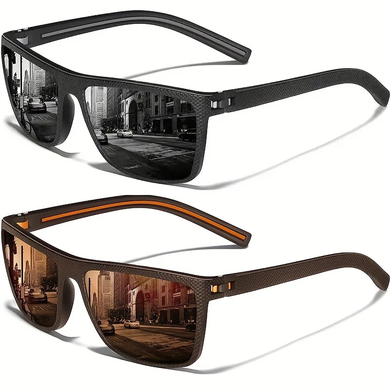 Sunglasses Uv400 - Square Outdoor Sport Sunglasses for Men