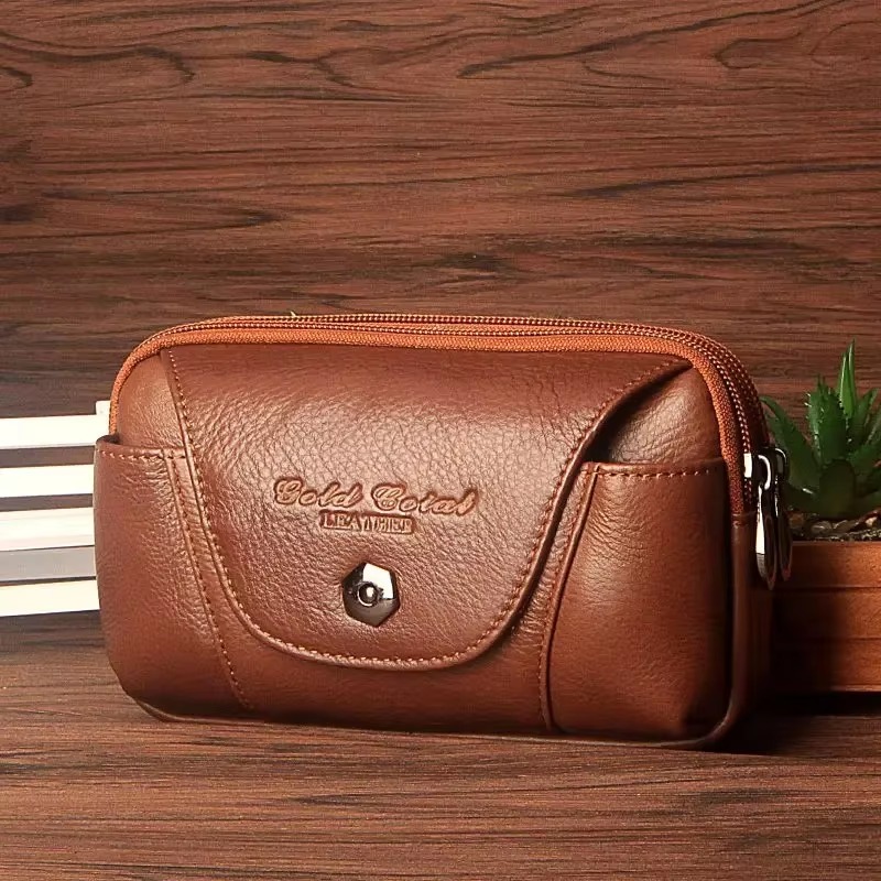 Men Genuine Leather Cell/Mobil - Leather Wallet Men recension och pris