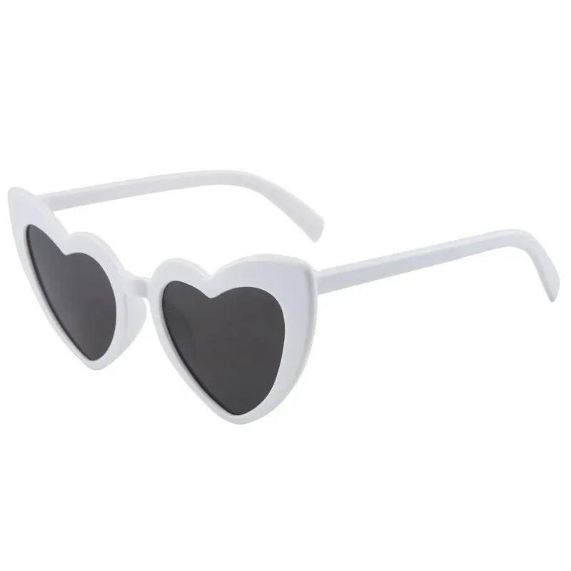 Cartoon White Heart Sunglasses - Sunglasses Uv400 recension och pris