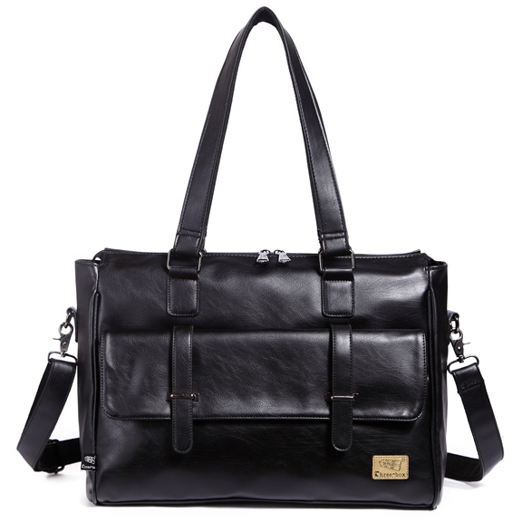 Korean Fashion Designer Leathe - Leather Briefcase recension och pris