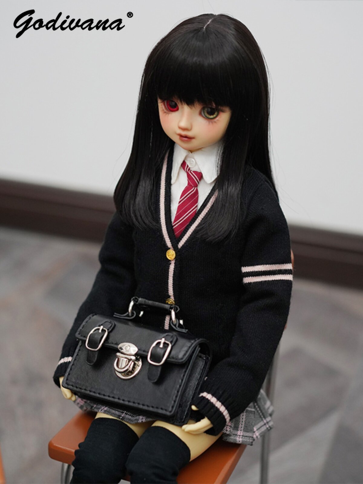 1/3 1/4 BJD Doll Vintage Prepp - Leather Briefcase recension och pris