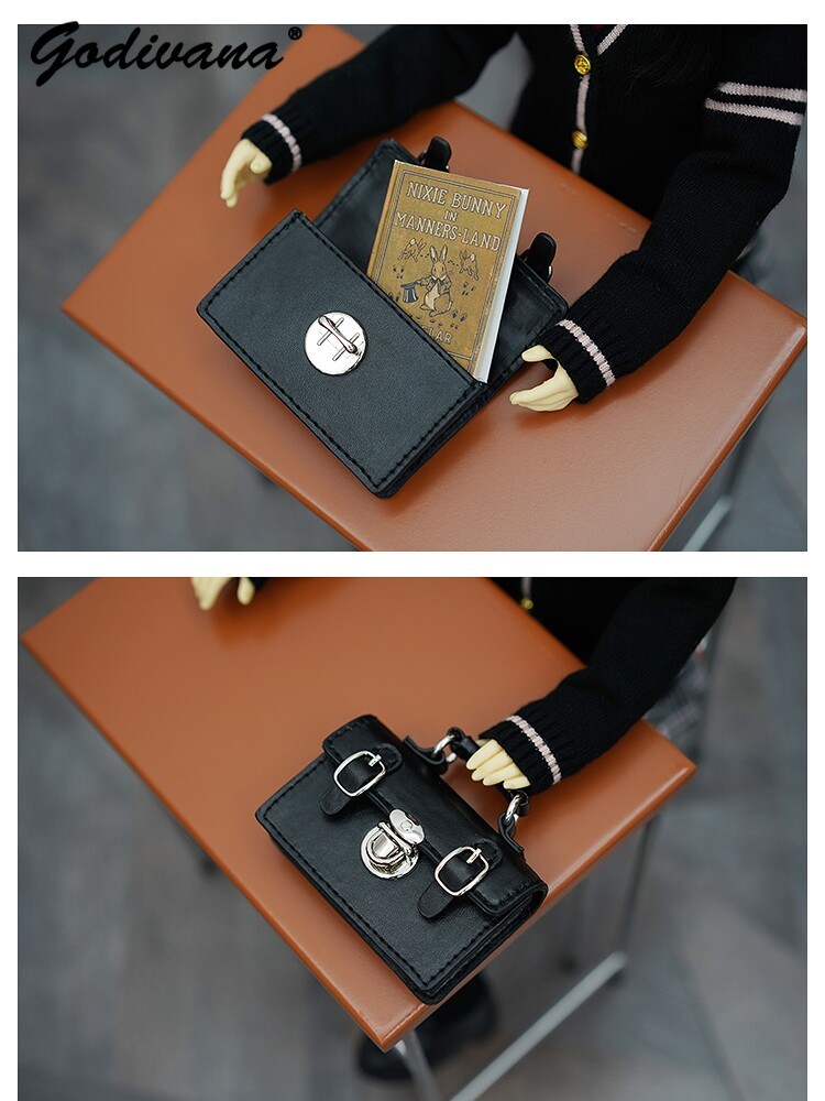 1/3 1/4 BJD Doll Vintage Prepp - Leather Briefcase recension och pris